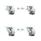 Service Caster 3.25 Inch Semi Steel Caster Set with 2 Brakes/Swivel Lock 2 Rigid SCC SCC-30CS3420-SSB-SLB-BSL-2-BSL-2 - alternate 3